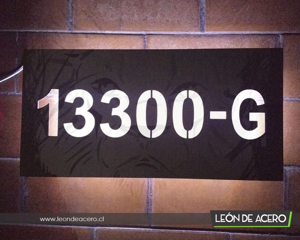 Números de acero inoxidable 006
