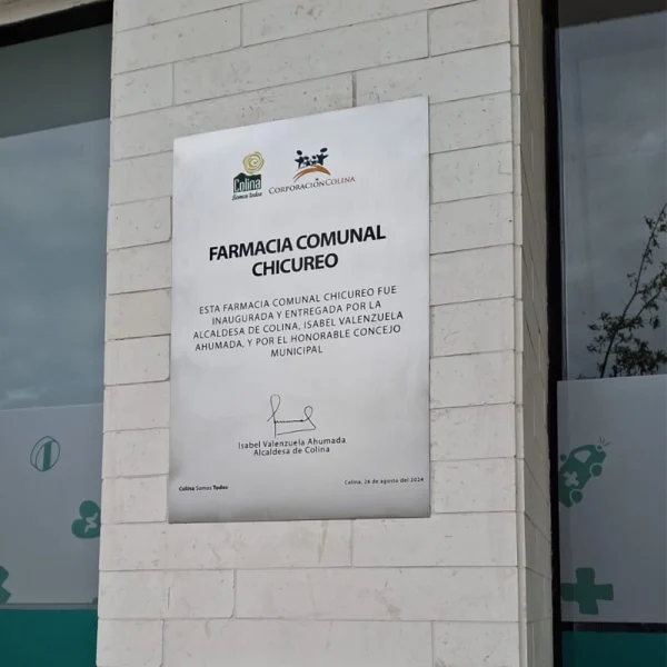 PLACA EN ACERO INOXIDABLE 1